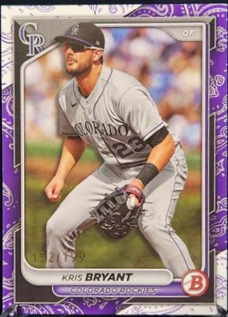 Kris Bryant [Purple Pattern] #50