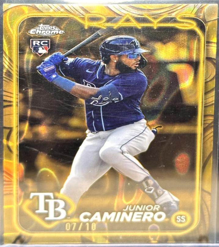 Junior Caminero [Gold Lava Refractor] #84