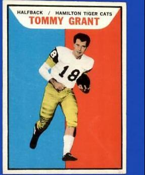 Tommy Grant #50 Football Cards 1965 Topps CFL
