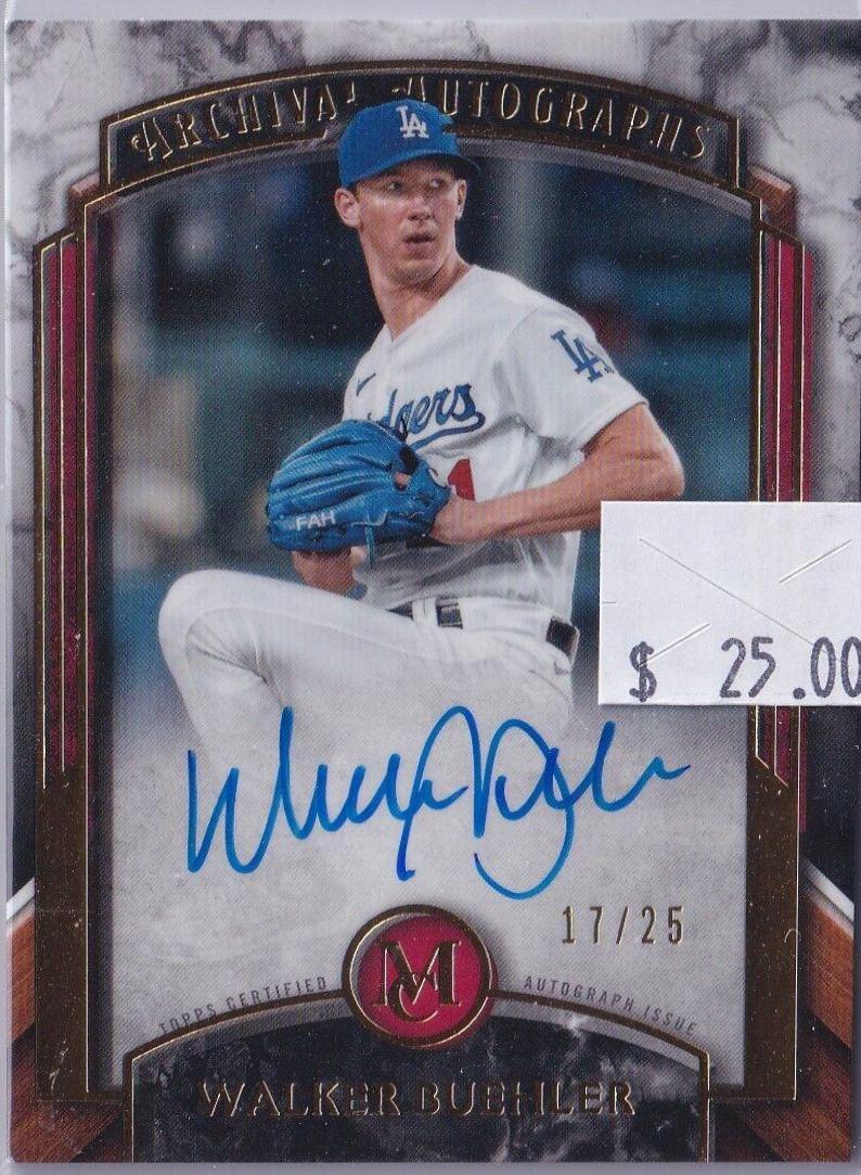 Walker Buehler [Gold] #AA-WB