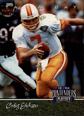 Craig Erickson #8 Football Cards 1994 Playoff Contenders