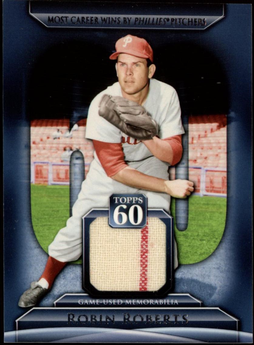 Robin Roberts #T60R-RR 2011 Topps Baseball Topps 60 Relics