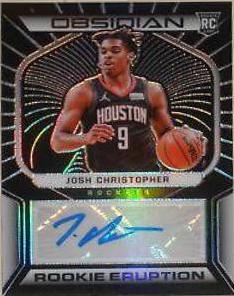 Josh Christopher #RES-JCT 2021-22 Panini Obsidian Basketball Rookie Eruption Signatures
