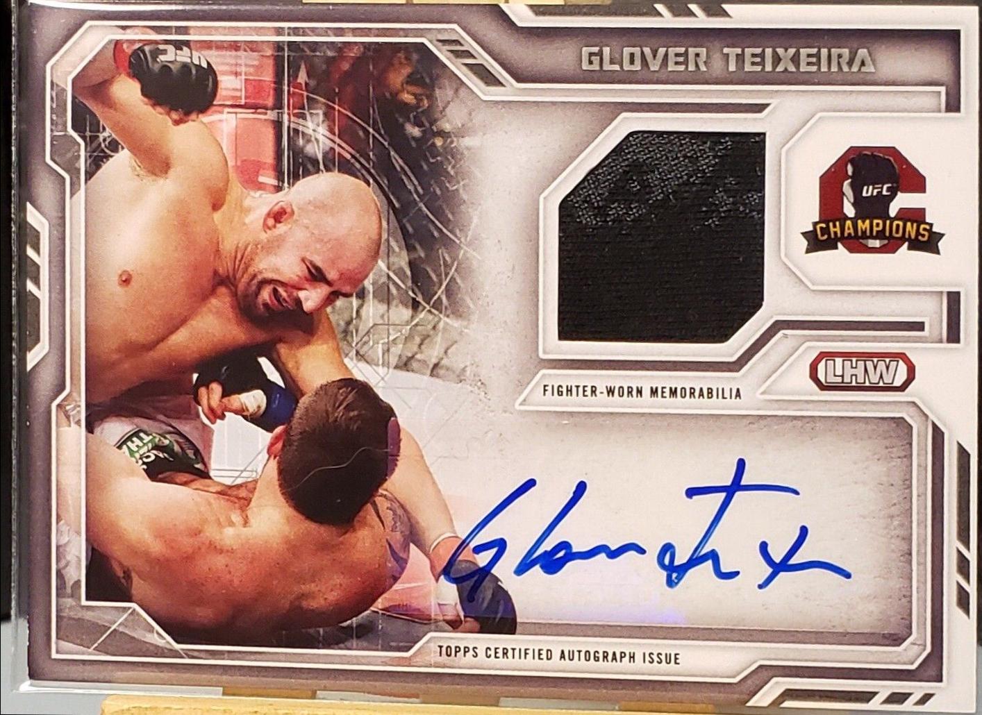 Glover Teixeira #FAR-GT Ufc Cards 2014 Topps UFC Champions Autograph Relics