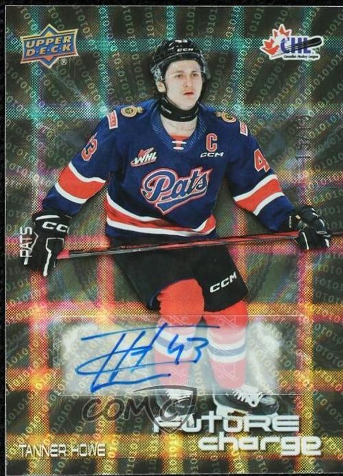 Tanner Howe #FC-1 2023 Upper Deck Chl Future Charge Autograph Hockey