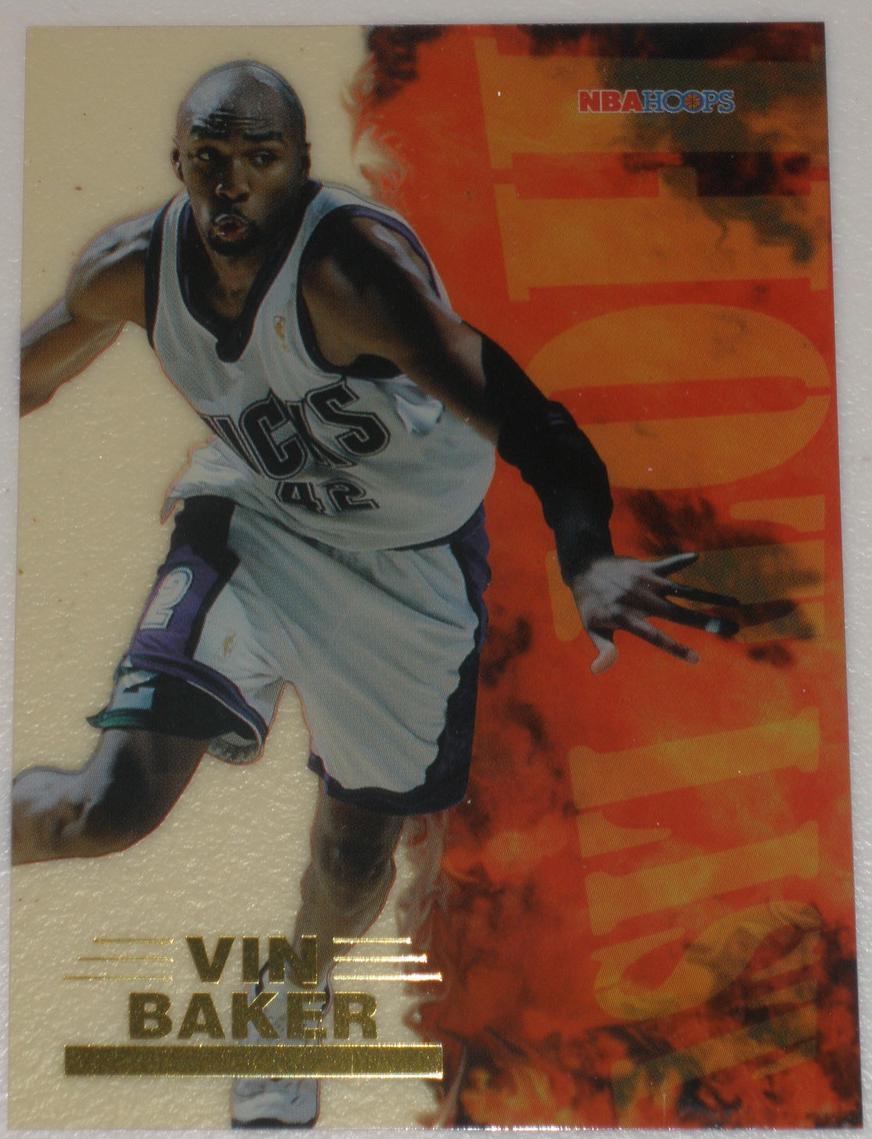 Vin Baker #1 Basketball Cards 1996 Hoops Hot List