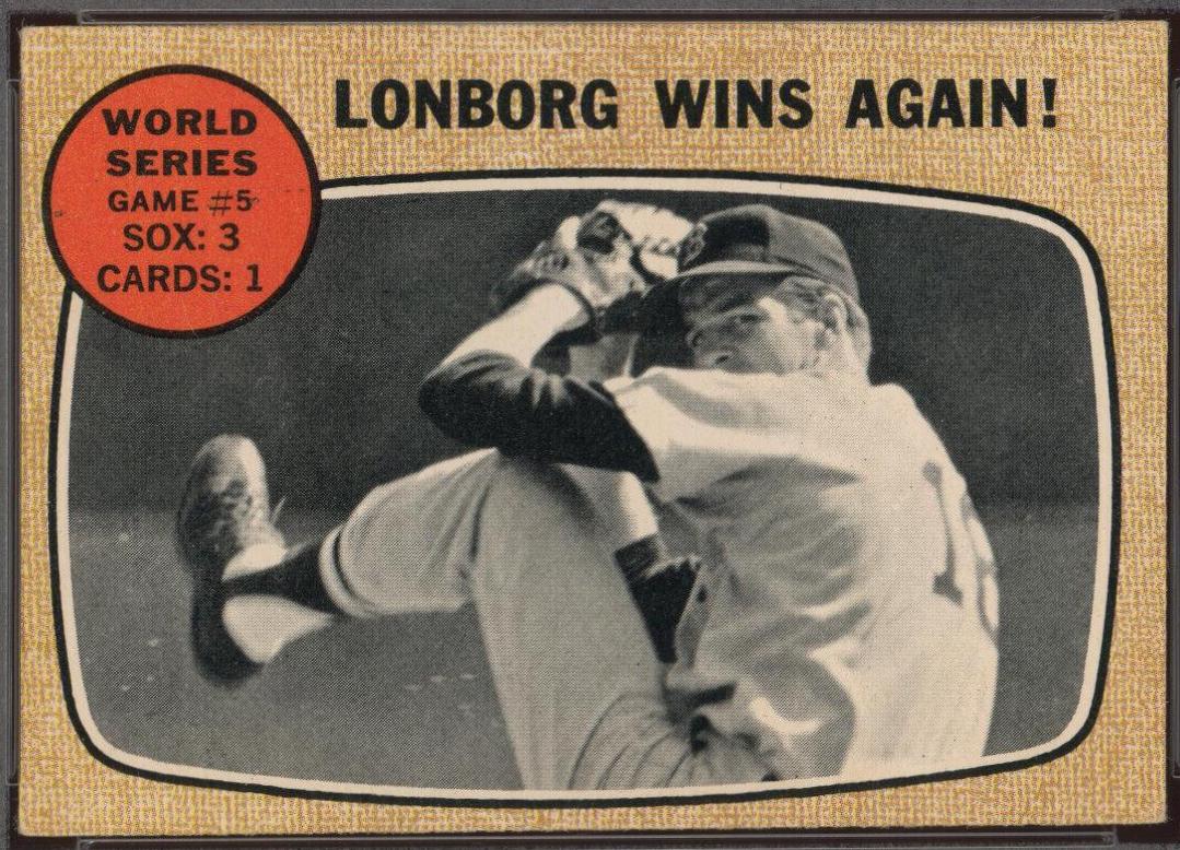 World Series Game 5 #155 1968 O Pee Chee Baseball