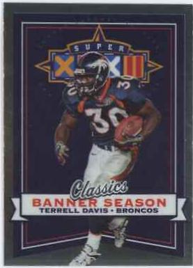 Terrell Davis #BS-10 Football Cards 2022 Panini Classics Banner Season