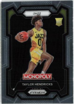 Taylor Hendricks #86 Basketball Cards 2023 Panini Prizm Monopoly
