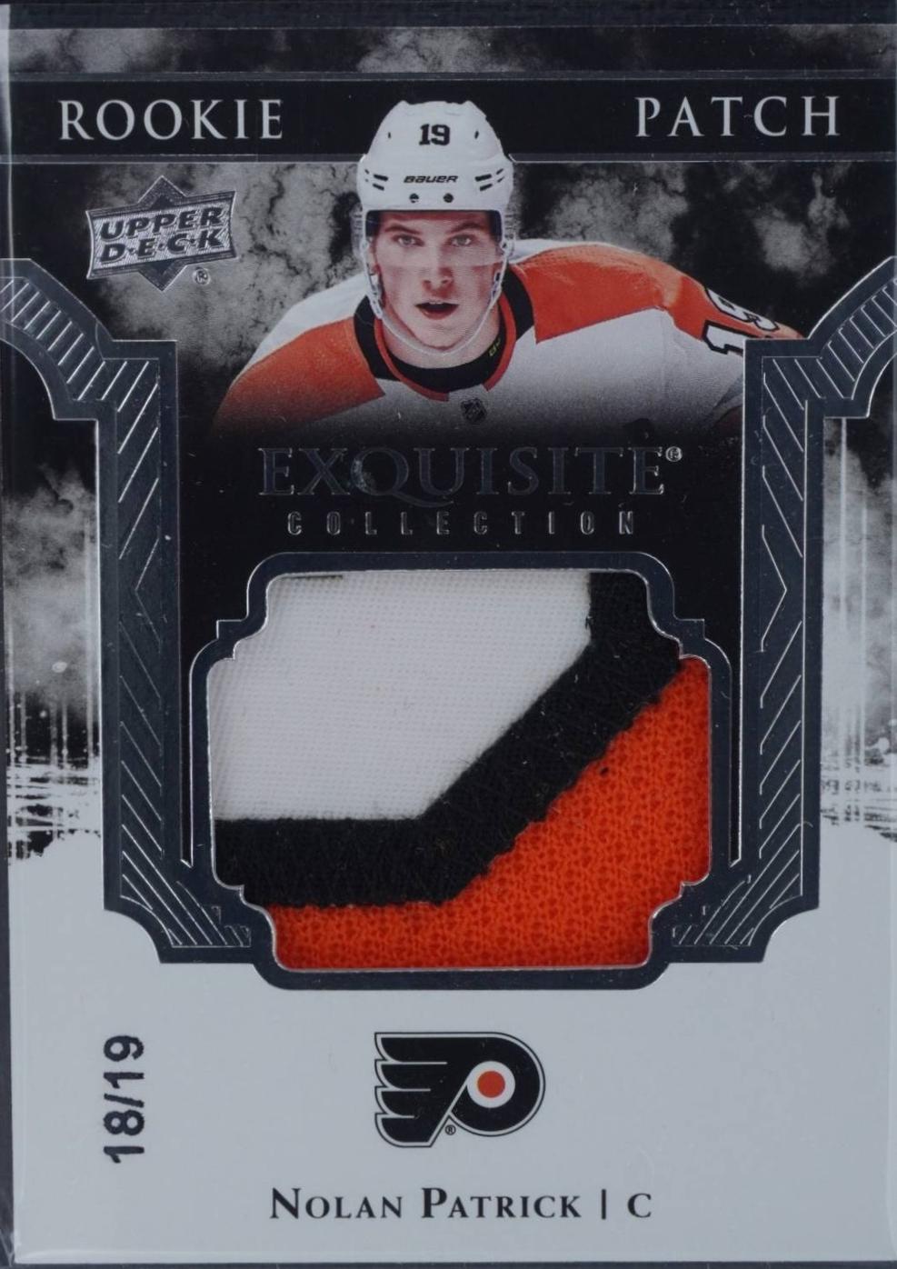 Nolan Patrick #EC-NP 2017 Upper Deck The Cup Exquisite Rookie Auto Patch Hockey
