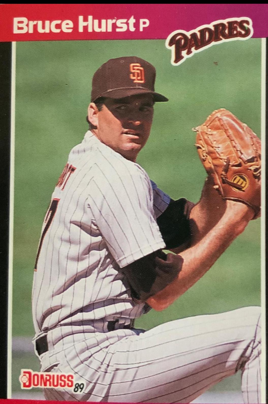 Bruce Hurst #T-45 Baseball Cards 1989 Donruss Traded