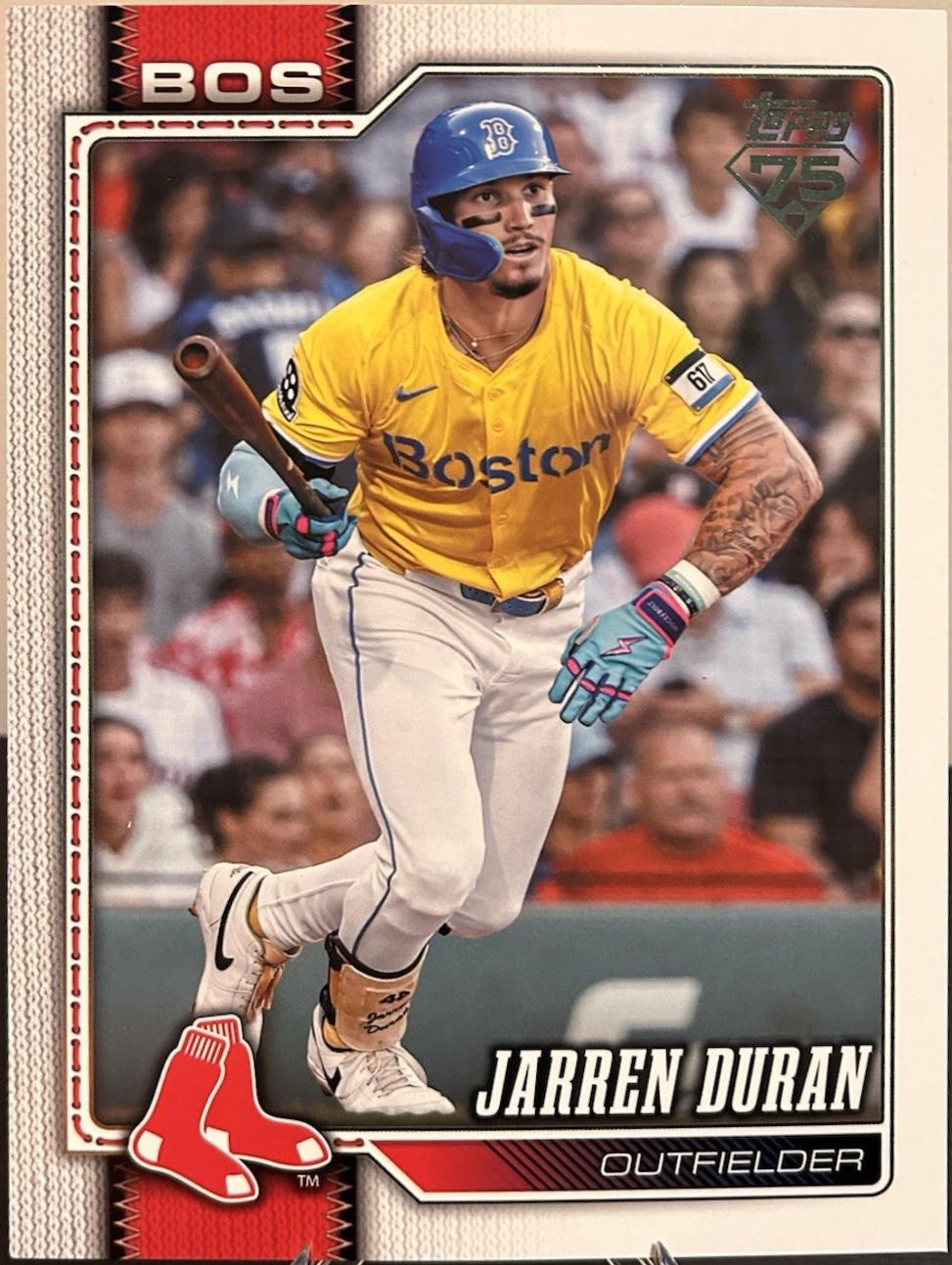2026 Topps Series 2 Jarren Duran [Oversized] #560 card