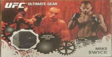 Mike Swick #UG-MS Ufc Cards 2010 Topps UFC Ultimate Gear Relic