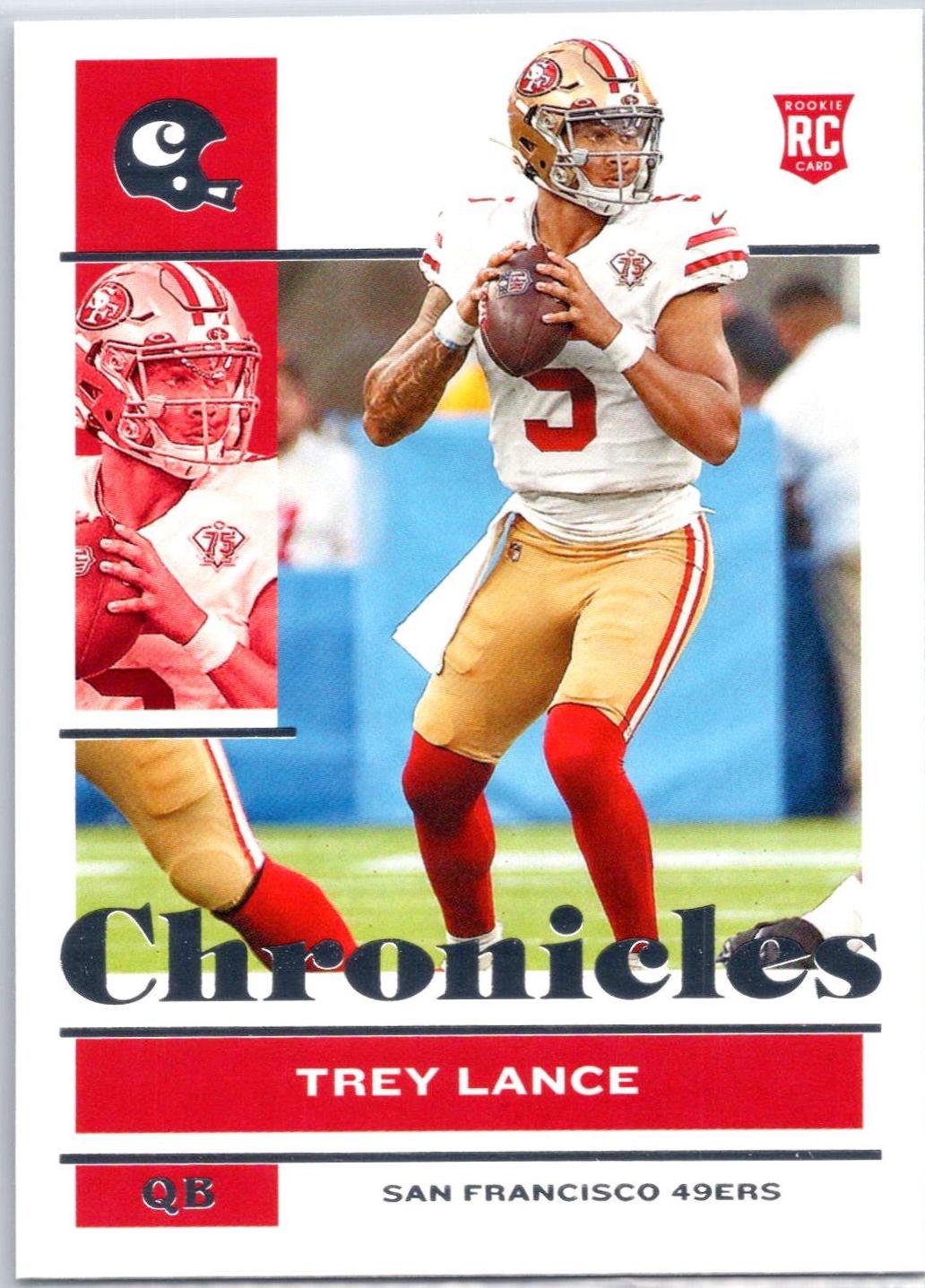 Trey Lance #77 Football Cards 2021 Panini Chronicles