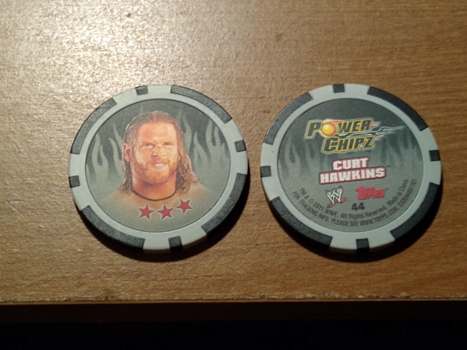 Curt Hawkins #44 Wrestling Cards 2011 Topps WWE Power Chipz