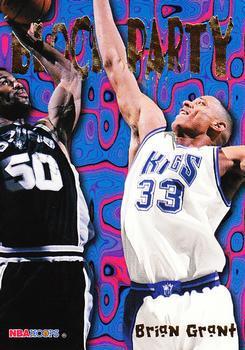 Brian Grant #6 Basketball Cards 1995 Hoops Block Party
