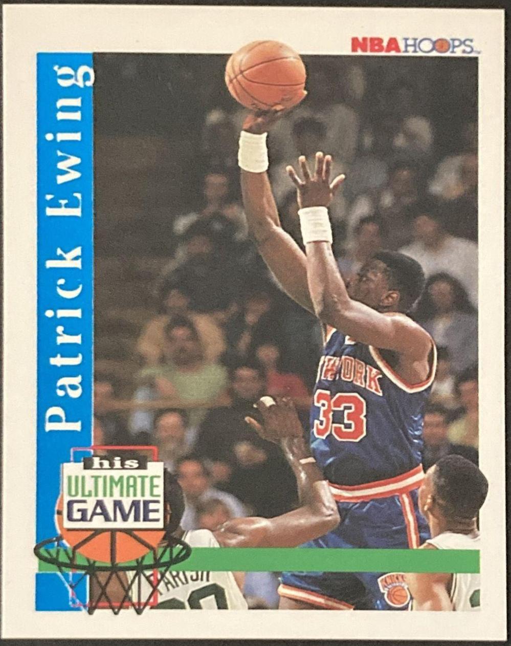 Patrick Ewing: His Ultimate Game Basketball Cards 1992 Hoops
