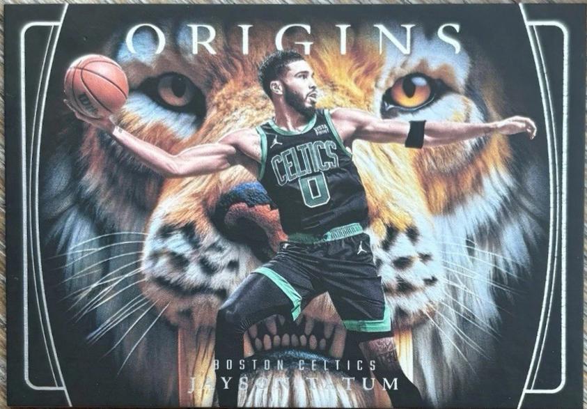 Jayson Tatum #6 Basketball Cards 2024 Panini Origins Saber Tooth Tiger Eyes