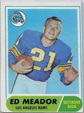 Ed Meador #106 Football Cards 1968 Topps
