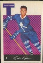 Billy Harris #1 Hockey Cards 1962 Parkhurst