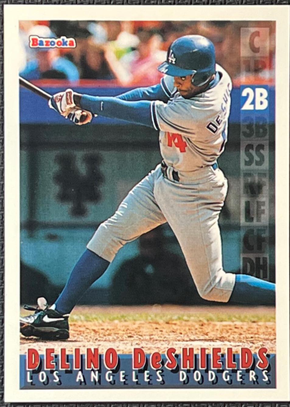 Delino DeShields #39 Baseball Cards 1995 Bazooka
