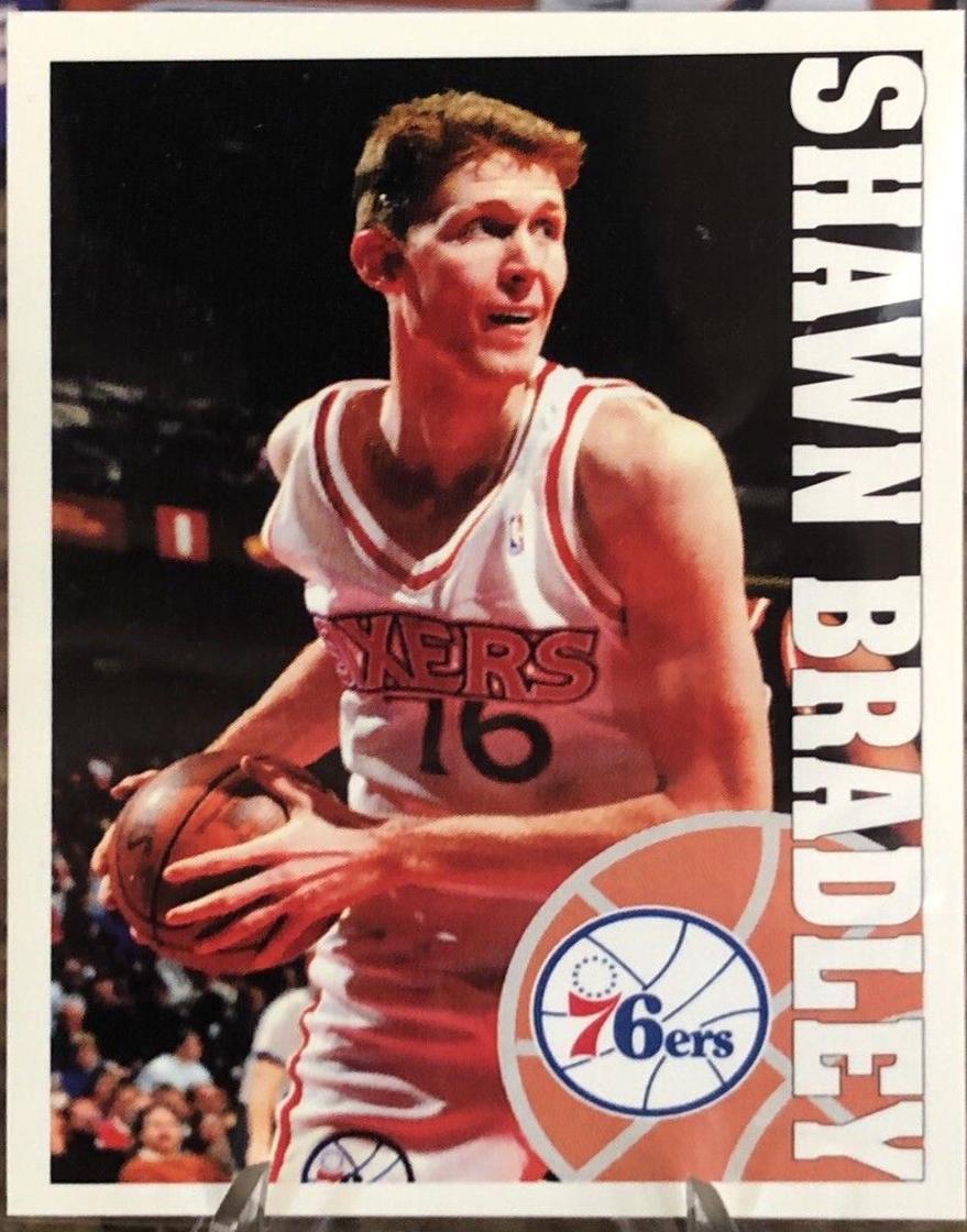 Shawn Bradley #48 Basketball Cards 1995 Panini Stickers