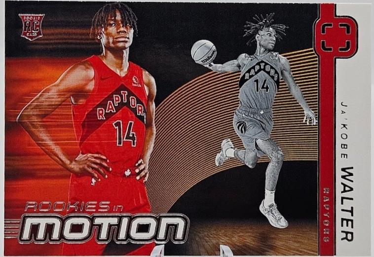 Ja'Kobe Walter #12 2024 Panini Photogenic Rookies In Motion Basketball