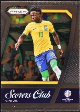 Vini Jr. #3 Soccer Cards 2024 Panini Prizm Copa America Scorers Club