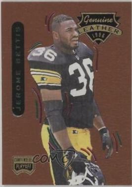 Jerome Bettis #36 Football Cards 1996 Playoff Contenders Leather
