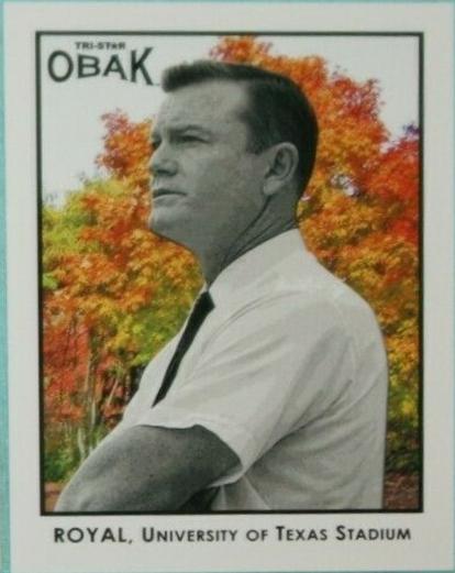 Darrell Royal #37 2011 Tristar Obak Football