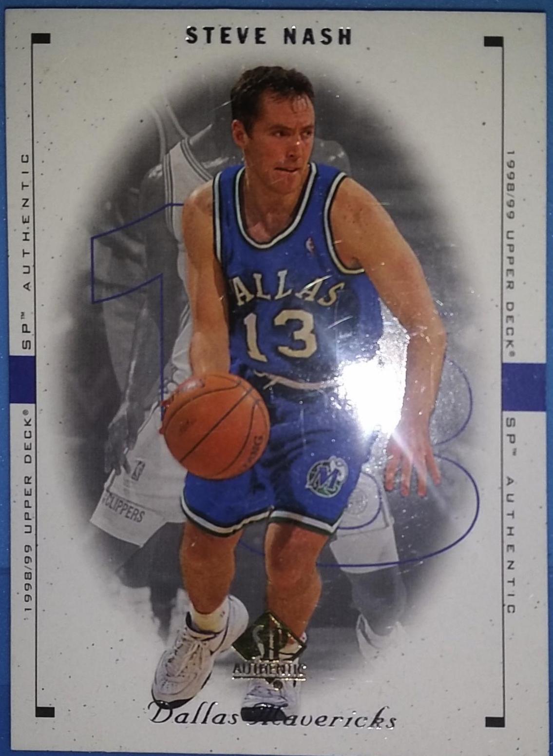 Steve Nash #27 Basketball Cards 1999 Upper Deck