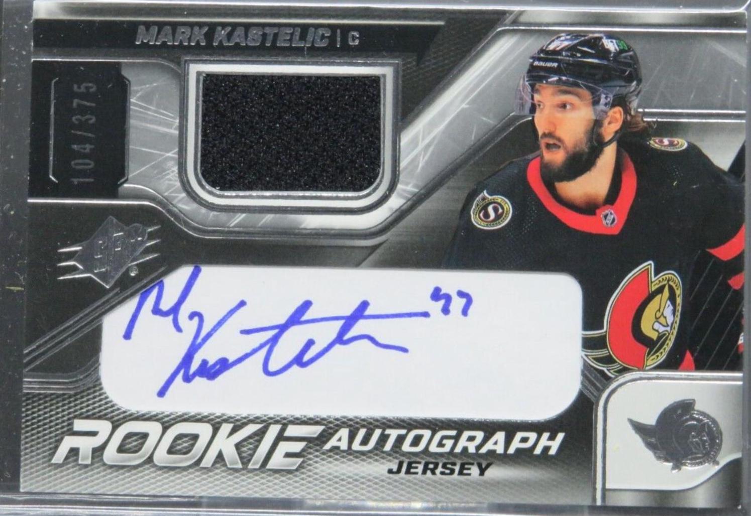 Mark Kastelic #MK 2022 Spx Rookie Autographs Hockey
