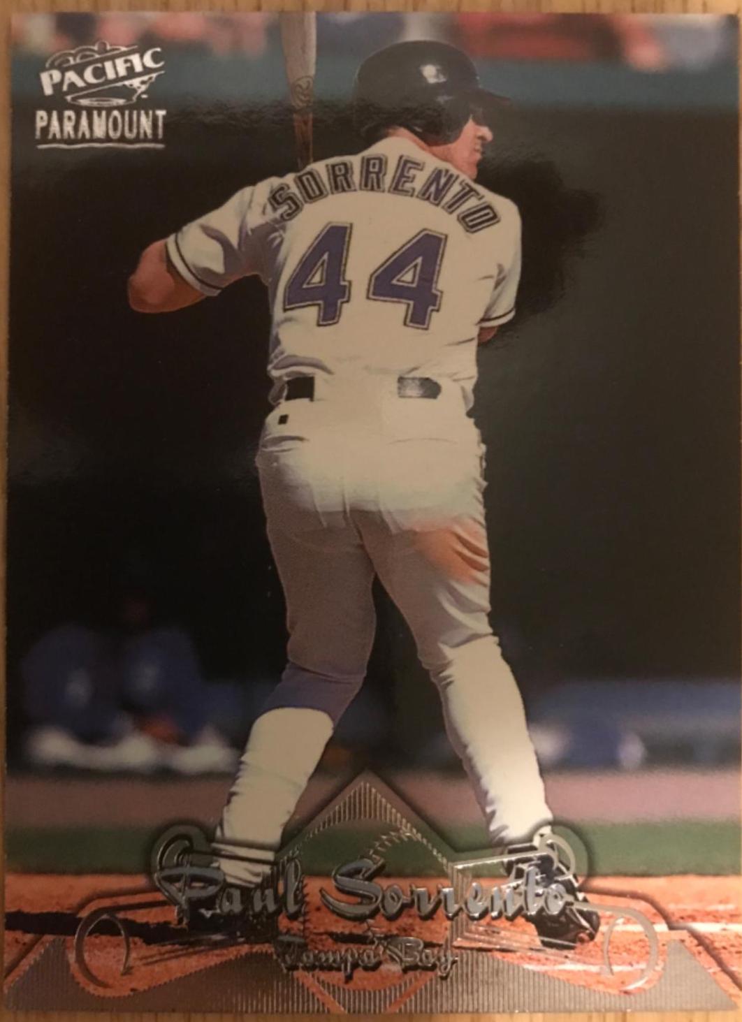 Paul Sorrento #100 1998 Pacific Paramount Baseball