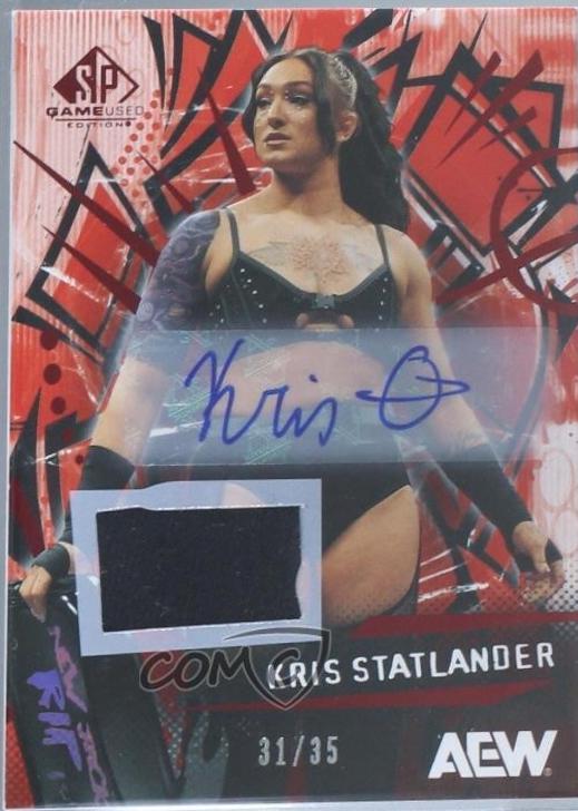 Kris Statlander [Red Memorabilia Autograph] #44