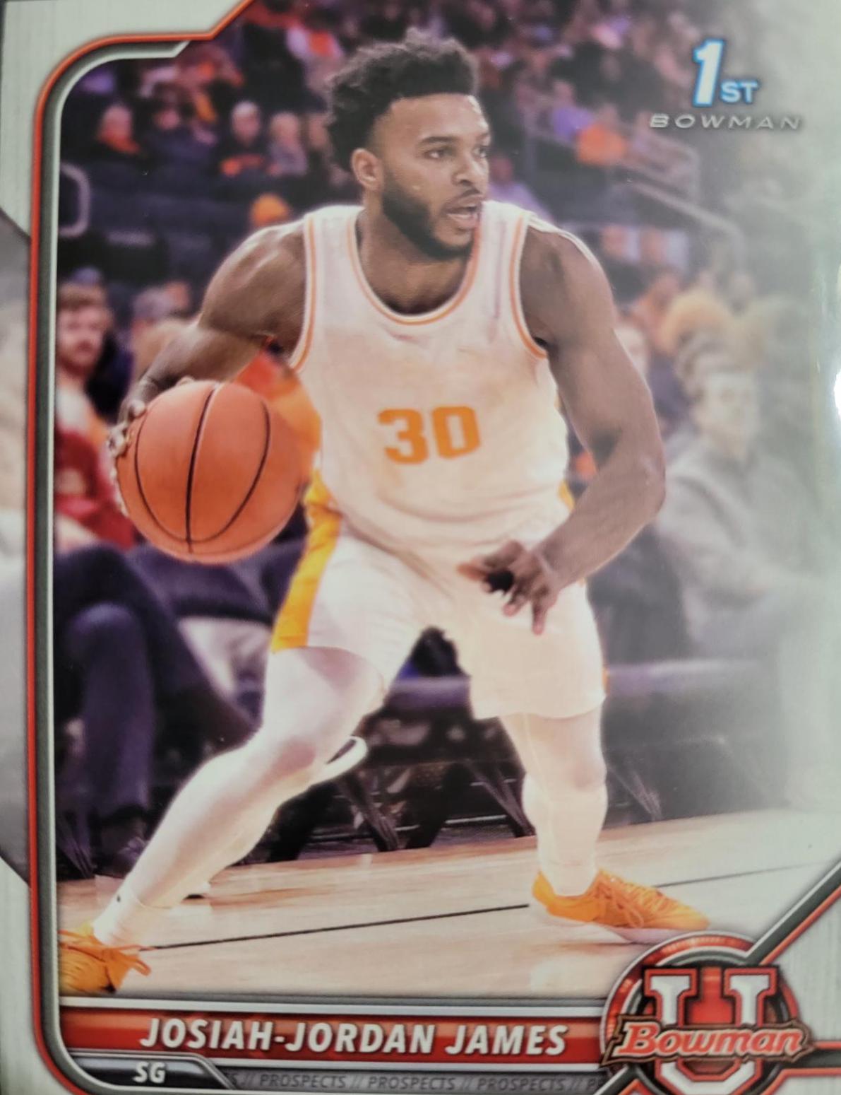 Josiah Jordan James #68 Basketball Cards 2021 Bowman University