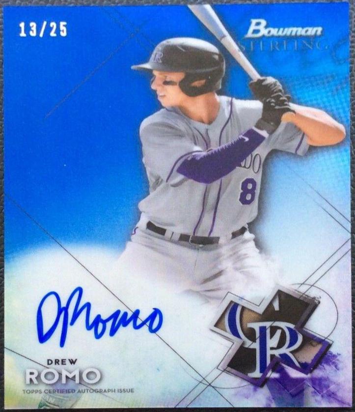 Drew Romo [Blue Refractor] #BSPA-DR