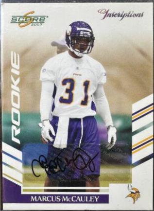 Marcus McCauley [Inscriptions Autograph] #302