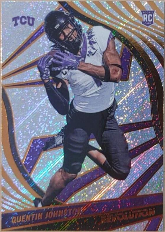 Quentin Johnston #34 Football Cards 2023 Panini Chronicles Draft Picks Revolution