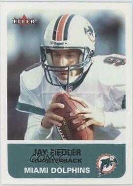 Jay Fiedler #47 2002 Fleer Football