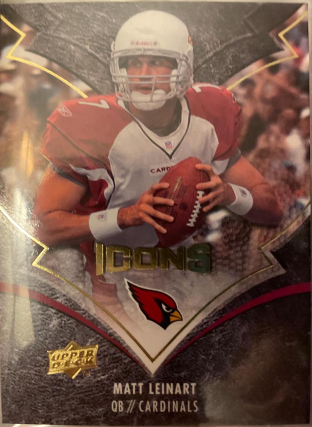 Matt Leinart #3 Football Cards 2008 Upper Deck Icons
