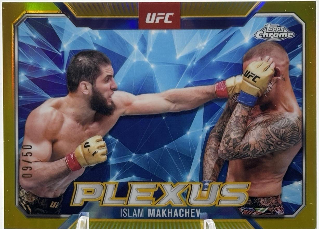 Islam Makhachev [Gold Refractor] #PLX-11 Prices | 2025 Topps Chrome UFC ...