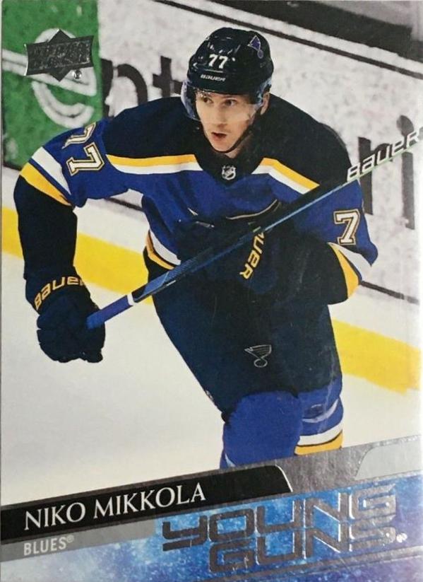 Niko Mikkola #470 Hockey Cards 2020 Upper Deck