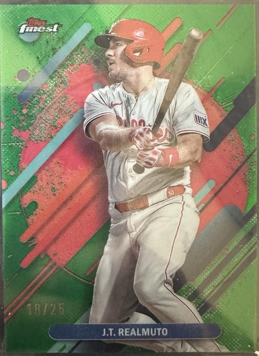 J.T. Realmuto [Green Refractor] #210