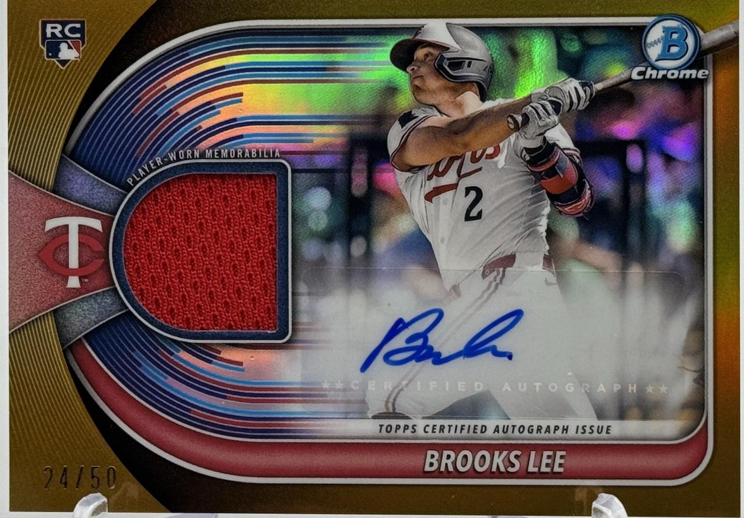 Brooks Lee [Gold Refractor] #BCAR-BL