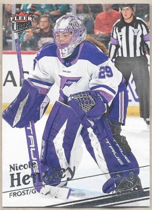 Nicole Hensley #41 2025 Fleer Ultra Pwhl Hockey