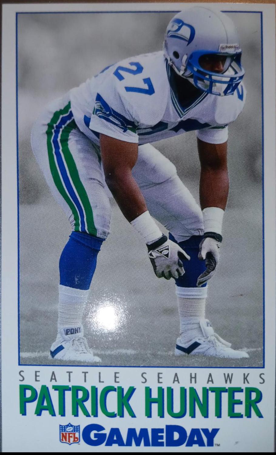 Patrick Hunter #41 Football Cards 1992 Fleer Gameday