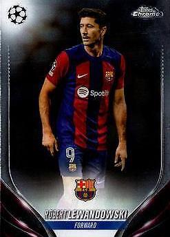 Robert Lewandowski #11 2023 Topps Chrome UEFA Club