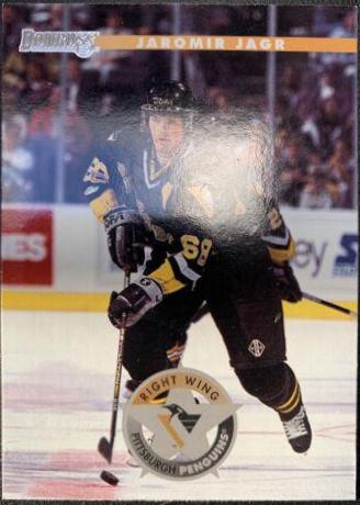 Jaromir Jagr #43 Hockey Cards 1996 Donruss