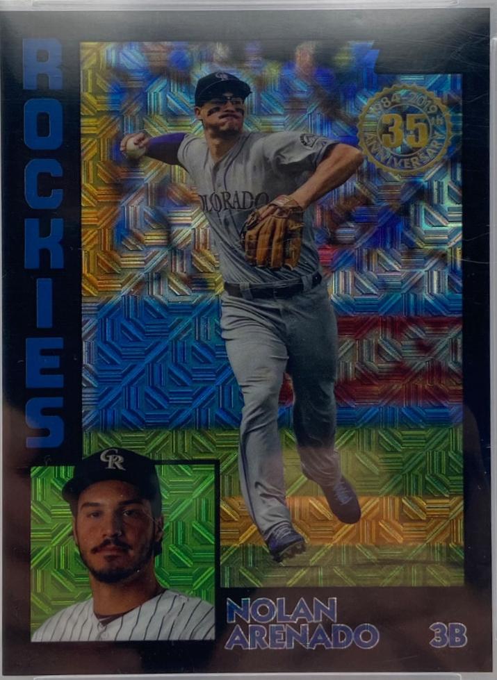 Nolan Arenado [Black Refractor] #T84-19