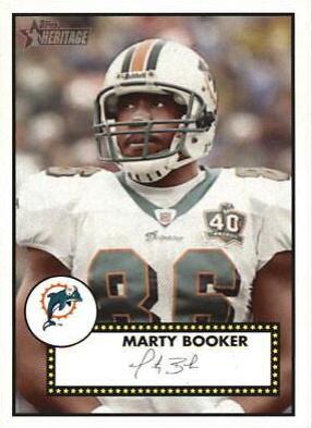 Marty Booker #25 Football Cards 2006 Topps Heritage